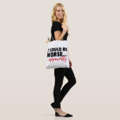 Het kan erger ... Blijkbaar | Sarcastische quote Tote Bag (Op model)