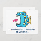 Het kan erger zijn briefkaart (Voorkant / Achterkant)