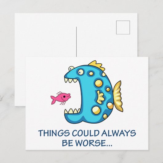 Het kan erger zijn briefkaart (Voorkant / Achterkant)