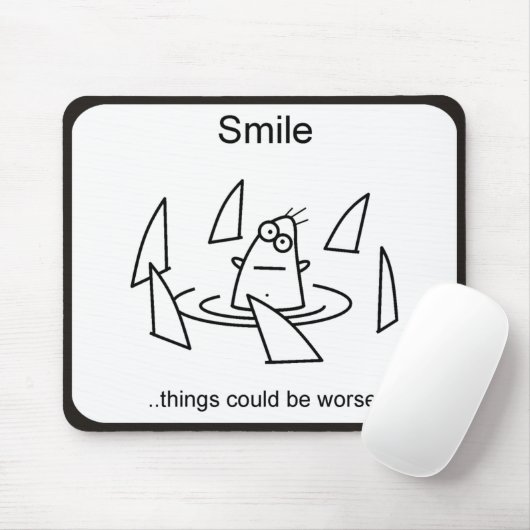 Het kan erger zijn. muismat (Met muis)
