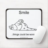 Het kan erger zijn. muismat (Met muis)