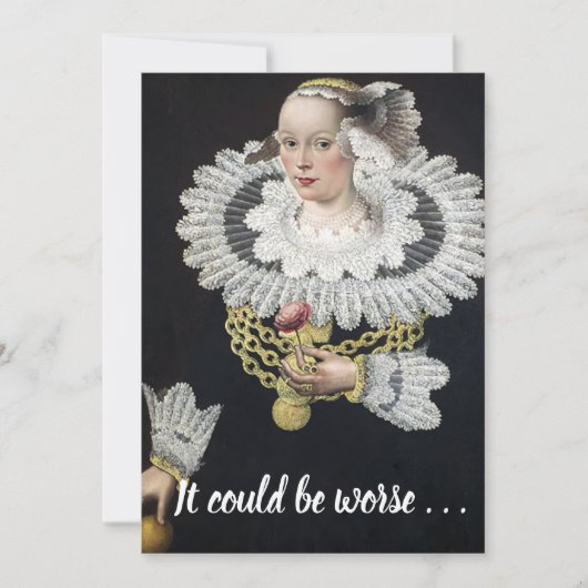 Het kan erger zijn, tenminste dat je niet hoeft te feestdagenkaart (Voorkant)
