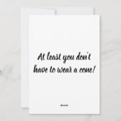 Het kan erger zijn, tenminste dat je niet hoeft te feestdagenkaart (Achterkant)