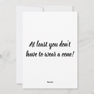 Het kan erger zijn, tenminste dat je niet hoeft te feestdagenkaart