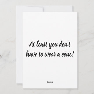 Het kan erger zijn, tenminste dat je niet hoeft te feestdagenkaart