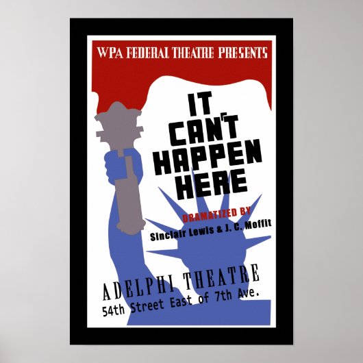 Het kan hier geen WPA gebeuren Poster (Voorkant)