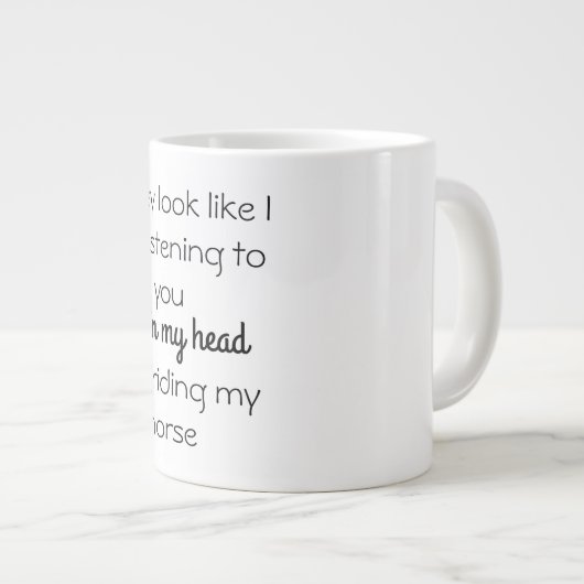 Het kan lijken alsof ik mok luister (Voorkant rechts)