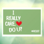 Het kan me echt schelen raamsticker (Vel 3)