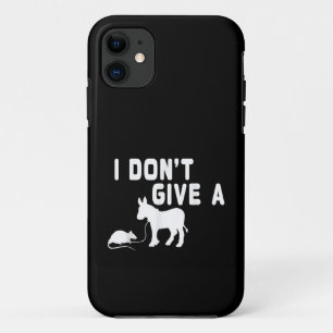 Het kan me geen bal schelen grappige Ezel, Diereng Case-Mate iPhone Case