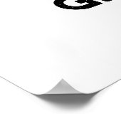 Het kan me geen fijne sassy fruitwoordje schelen poster (Hoek)