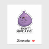 Het kan me geen fijne sassy fruitwoordje schelen sticker (Vel)