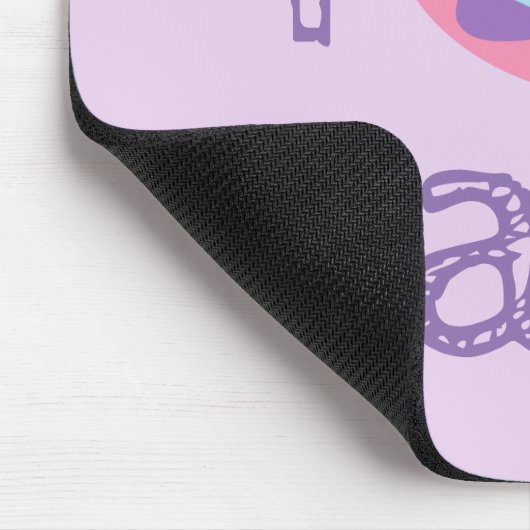 Het kan me geen leuke kawaii grappige doughnut hum muismat (Hoek)