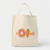 Het kan me helemaal niets schelen, canvas tas. tote bag (Voorkant)