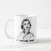 Het kan me niet schelen. Bedankt! Funny Mug Koffiemok (Links)