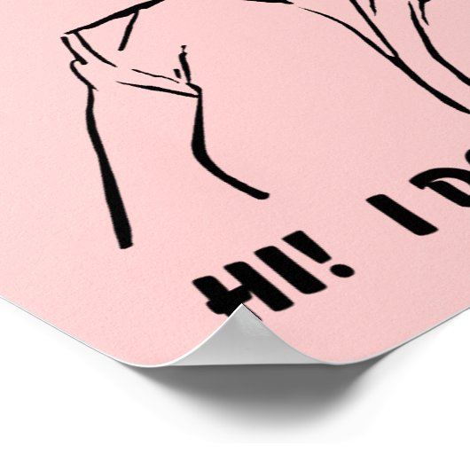 Het kan me niet schelen. Bedankt! Funny Poster Sig (Hoek)