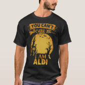 Het kan me niet schelen dat ik ALDI Halloween ben T-shirt (Voorkant)