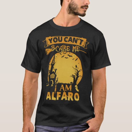 Het kan me niet schelen dat ik ALFARO Halloween be T-shirt (Voorkant)