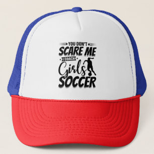 Het kan me niet schelen dat ik Coach Girls Soccer  Trucker Pet