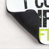 Het kan me niet schelen dat ik Coach Girls Softbal Muismat (Hoek)