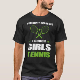 Het kan me niet schelen dat ik Coach Girls tennis T-shirt