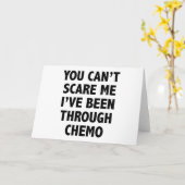 Het kan me niet schelen dat ik door Chemo ben gega Kaart (Gele Bloem)