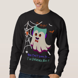 Het kan me niet schelen dat ik Dracula Black Sweat Trui