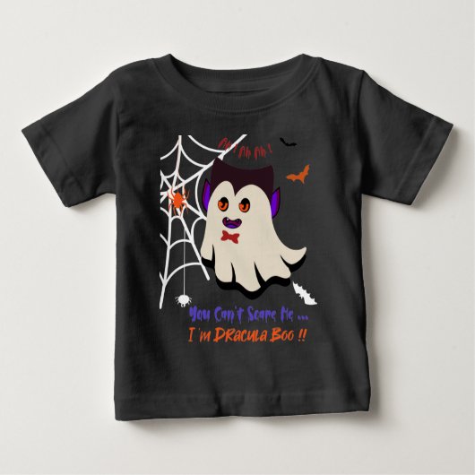 Het kan me niet schelen dat ik Dracula Boo Baby T- (Voorkant)