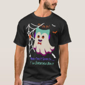 Het kan me niet schelen dat ik Dracula Boo Black T T-shirt (Voorkant)