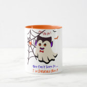 Het kan me niet schelen dat ik Dracula Boo Oranje  Mok (Midden)