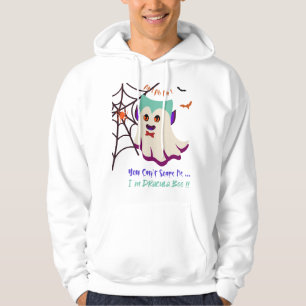 Het kan me niet schelen dat ik Dracula Boo White H Hoodie