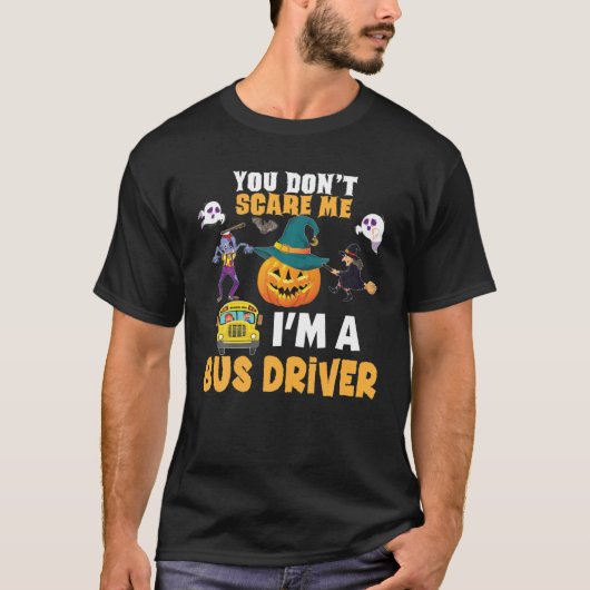 Het kan me niet schelen dat ik een busbestuurder b t-shirt (Voorkant)