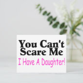 Het kan me niet schelen dat ik een dochter heb. briefkaart (Staand voorkant)
