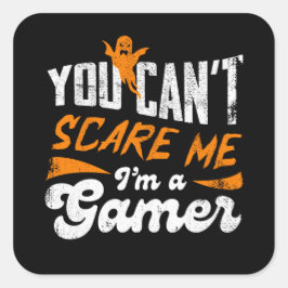 Het kan me niet schelen dat ik een gok ben voor ga vierkante sticker