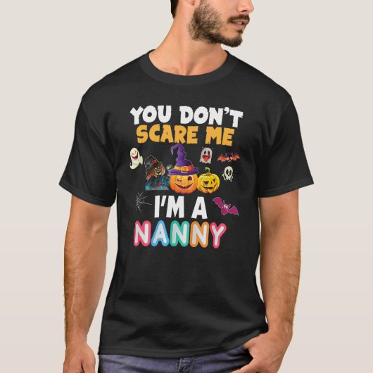 Het kan me niet schelen dat ik een kindermeisje be t-shirt (Voorkant)