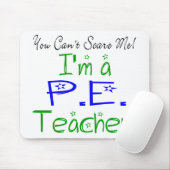 Het kan me niet schelen dat ik een leraar ben muismat (Met muis)