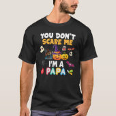 Het kan me niet schelen dat ik een Papa Halloween T-shirt (Voorkant)