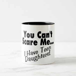 Het kan me niet schelen dat ik een tienertijger be tweekleurige koffiemok