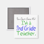 Het kan me niet schelen dat ik een tweede klas ler magneet (Voorkant / Achterkant)