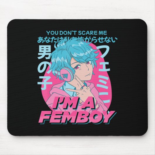 Het kan me niet schelen dat ik een vrouwelijk esth muismat (Voorkant)