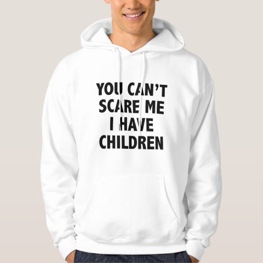 Het kan me niet schelen dat ik kinderen heb hoodie (Voorkant)