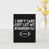 Het kan me niet schelen dat ik mijn nummers laat s kaart (Gele Bloem)