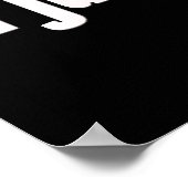 Het kan me niet schelen dat ik niet lui ben. poster (Hoek)