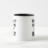 Het kan me niet schelen dat ik Rugby Coffee Mok sp (Midden)