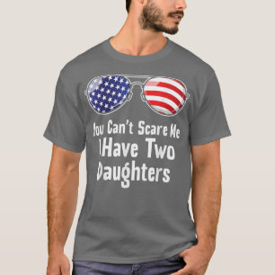 Het kan me niet schelen dat ik twee aughters heb d t-shirt