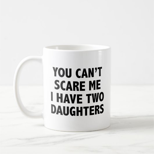 Het kan me niet schelen dat ik twee Daughters Coff Koffiemok (Links)