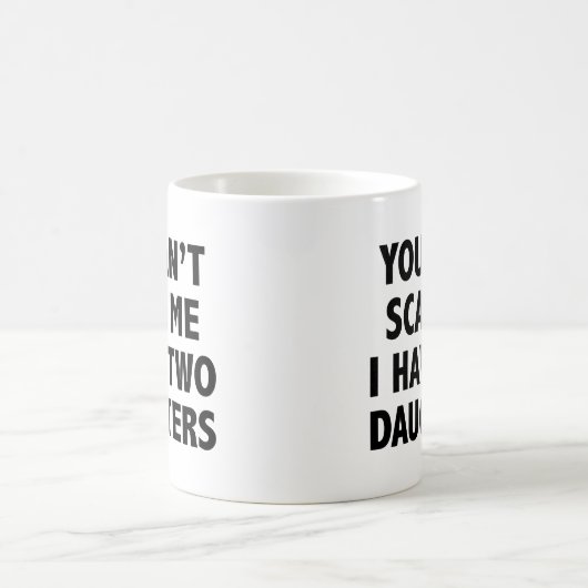 Het kan me niet schelen dat ik twee Daughters Coff Koffiemok (Center)