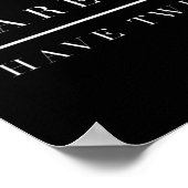 Het kan me niet schelen dat ik twee keer mama papa poster (Hoek)