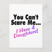 Het kan me niet schelen dat ik vier dochters heb. briefkaart (Voorkant)