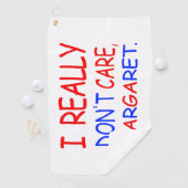 Het kan me niet schelen, Margaret Golf Towel Golfhanddoek (Insitu)