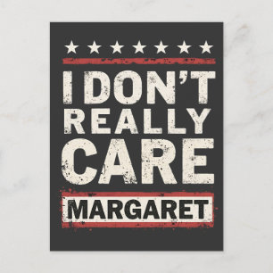 Het kan me niet schelen Margaret J.D. Vance VP Hum Aankondigingskaart